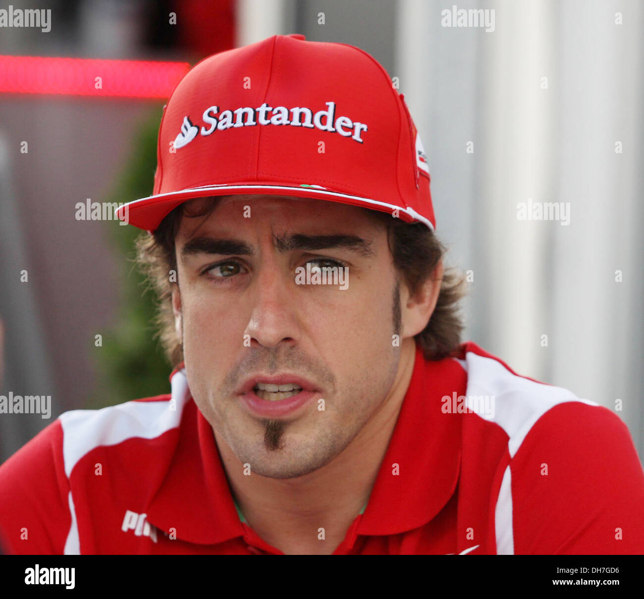 Fernando Alonso n mula One Grand Prix - Practice Melbourne  - 16.03.12 Stock Photo