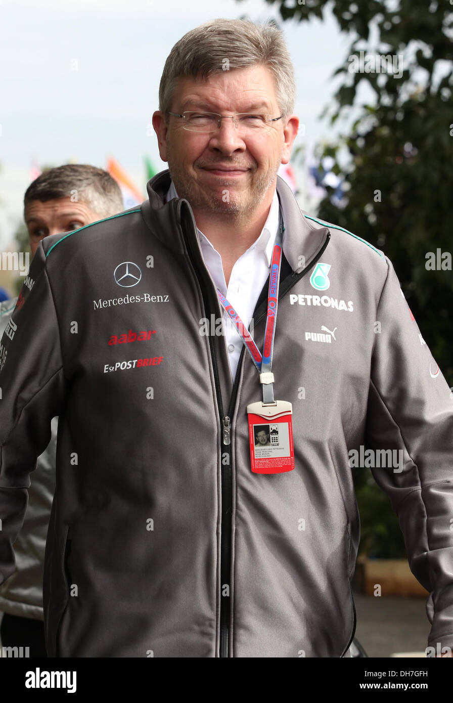 Ross Brawn n mula One Grand Prix - Practice Melbourne  - 16.03.12 Stock Photo