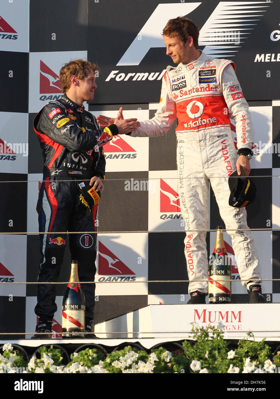 Sebastian vettel jenson button hi-res stock photography and images - Alamy