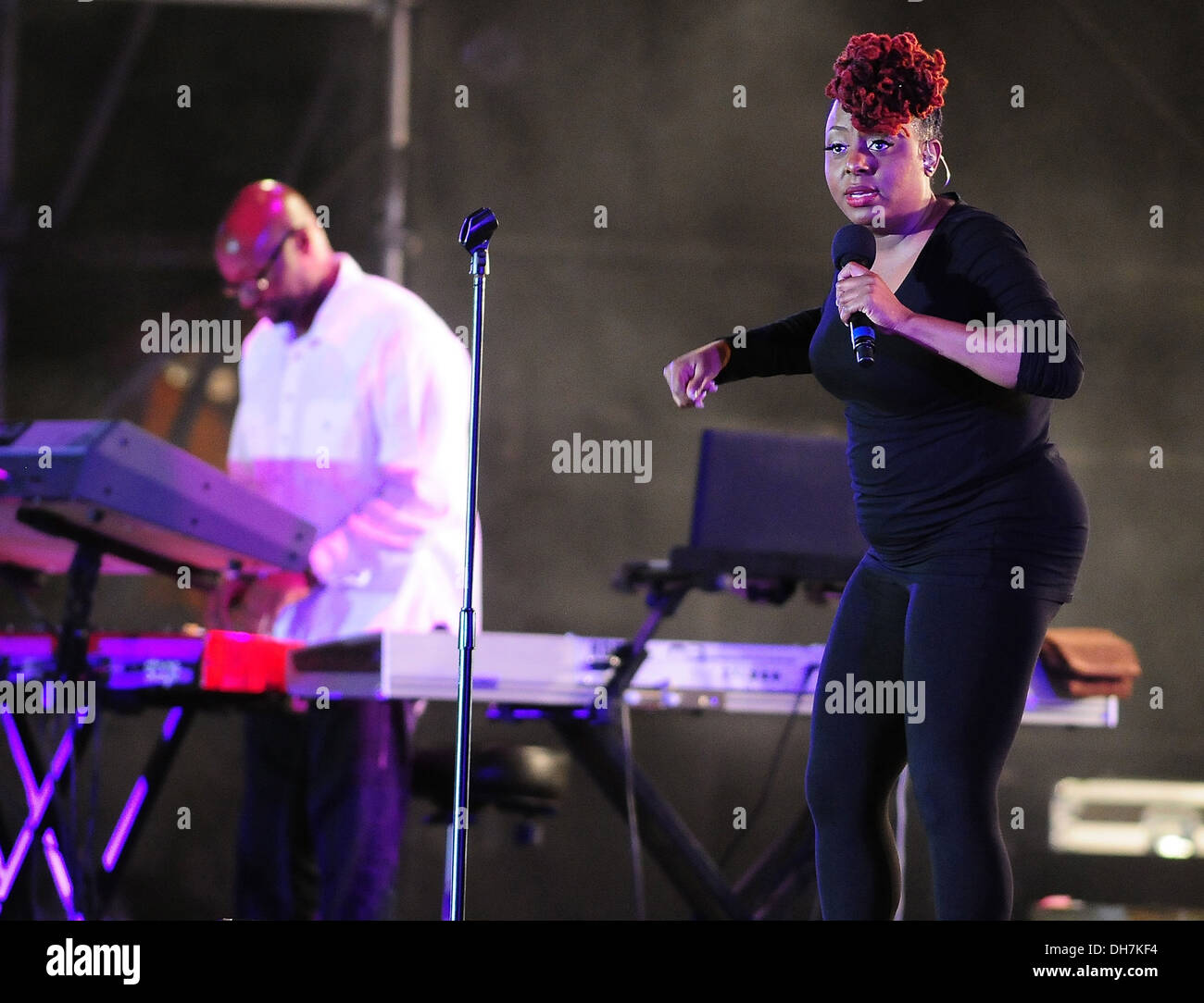 Ledisi performs 7th Annual Jazz In Gardens at Sunlife Stadium Miami