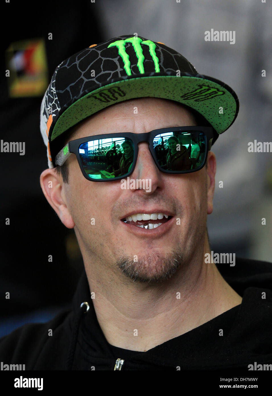 Ken Block attends an autograph signing session St.Petersburg Russia