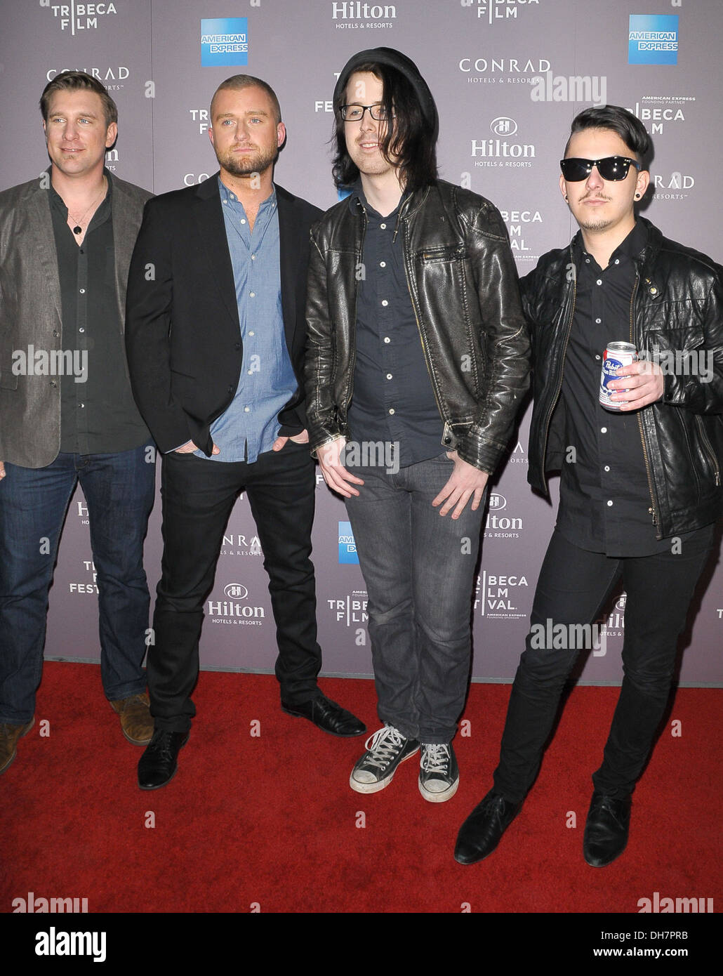 The Vicious Brothers band 2012 Tribeca Film Festival and American Express LA reception held at Beverly Hilton Hotel Beverly Stock Photo