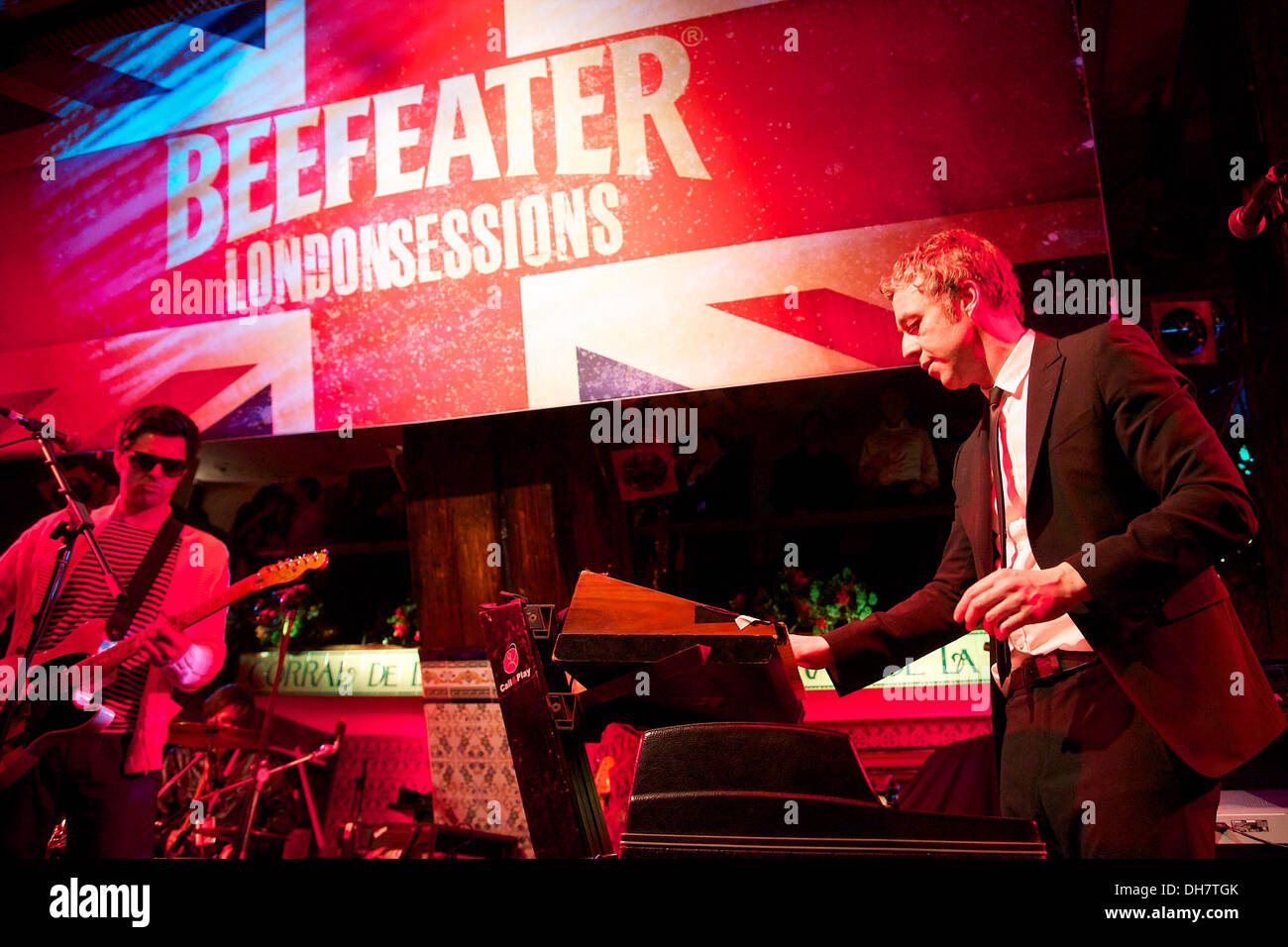 Baxter Dury performs on stage at Beefeater London Sessions Festival at El Corral de la Pacheca Madrid Spain - 20.03.12 Stock Photo