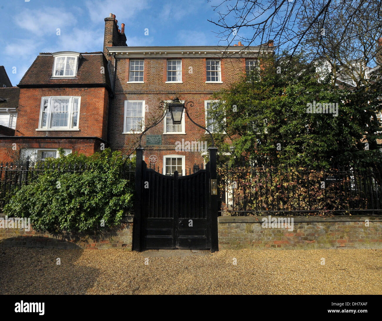 view of Kate Moss' new house supermodel recently moved in following extensive renovations to London Stock Photo - Alamy