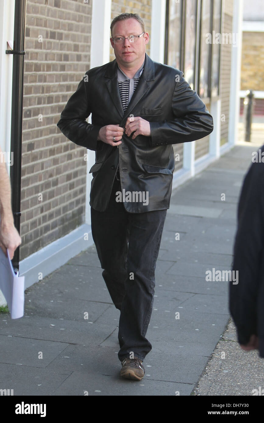 Ricky Groves arriving at the Riverside Studios to film 'Celebrity Juice' London, England - 21.03.12 Stock Photo