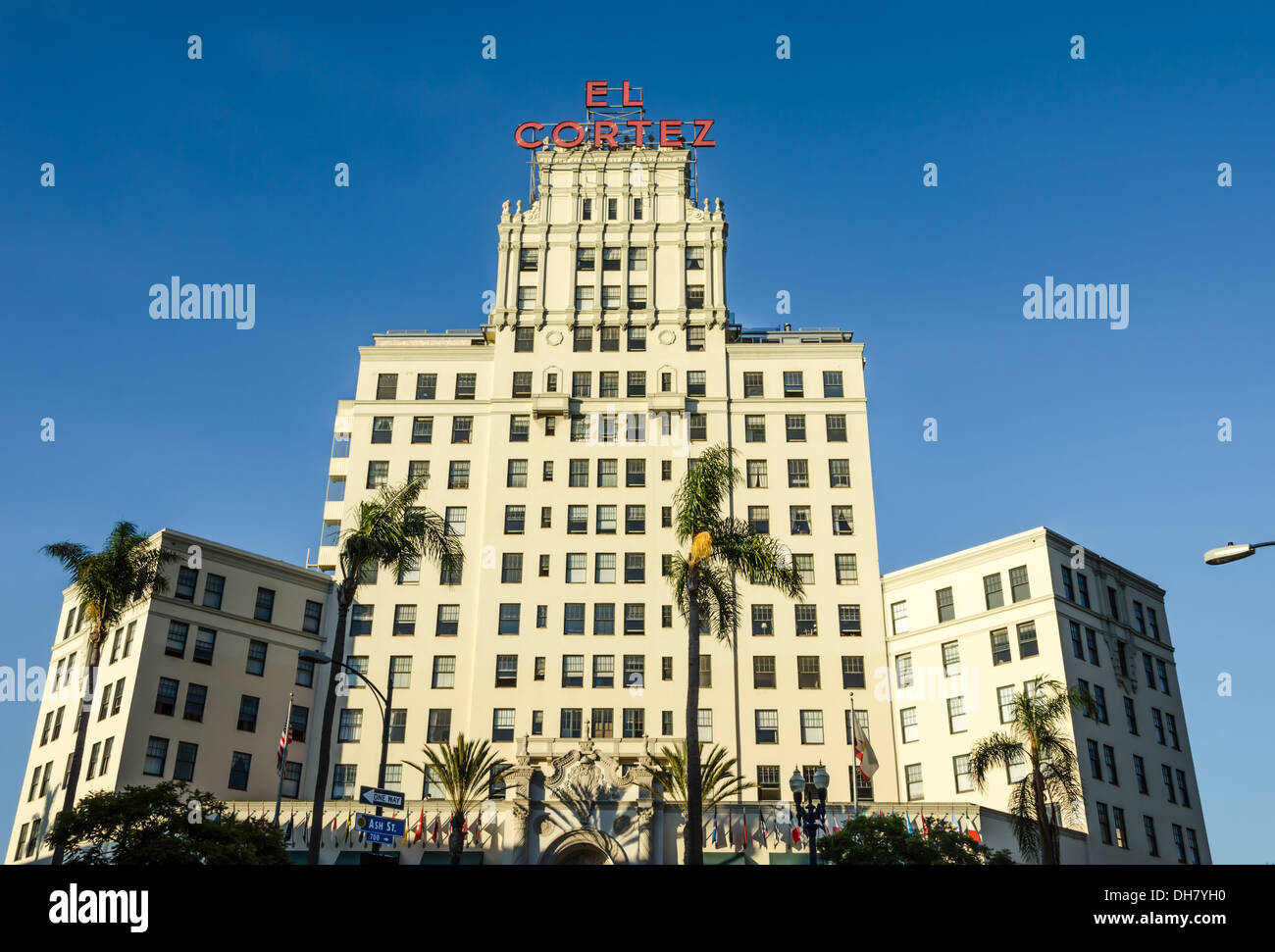 El Cortez Hotel.  Located in Downtown San Diego. San Diego, California, United States. Stock Photo