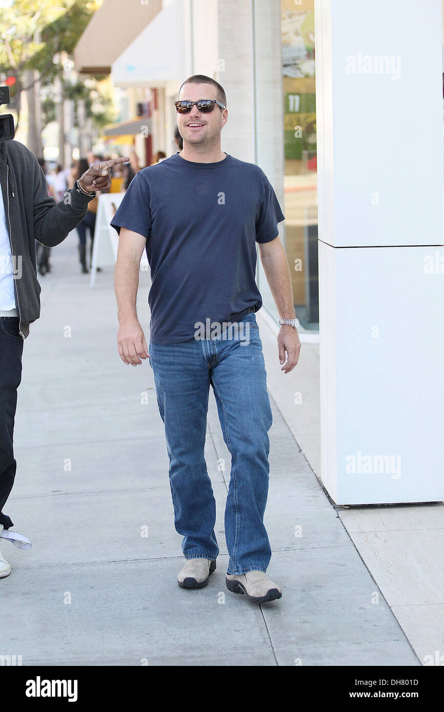 Chris O’Donnell out and about in Beverly Hills.. Los Angeles