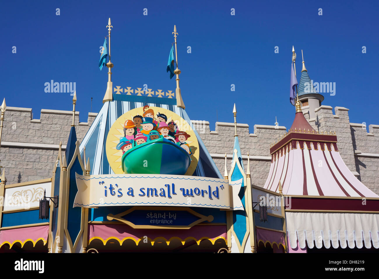 It's A Small World, 'it's a small world', Magic Kingdom, Disney World Resort, Orlando Florida Stock Photo