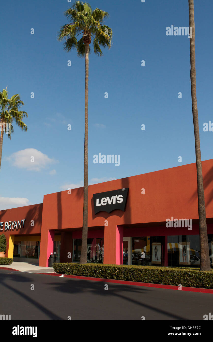 The Levi's store at the Tustin Market place in Southern California USA Stock Photo