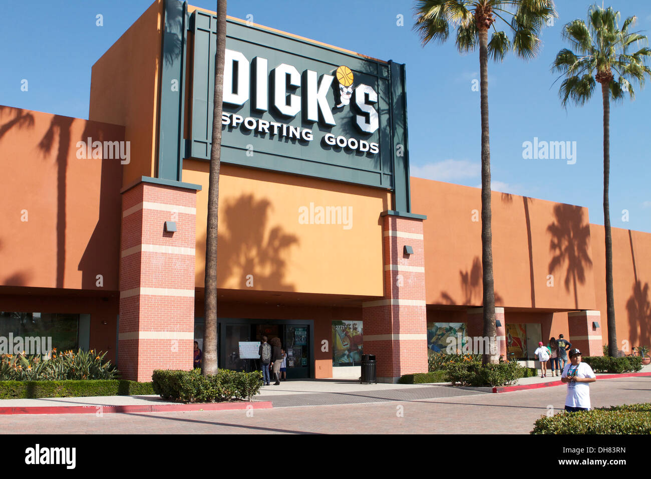Dicks sporting goods store in the Tustin Market place California . It is a Fortune 500 American corporation Stock Photo