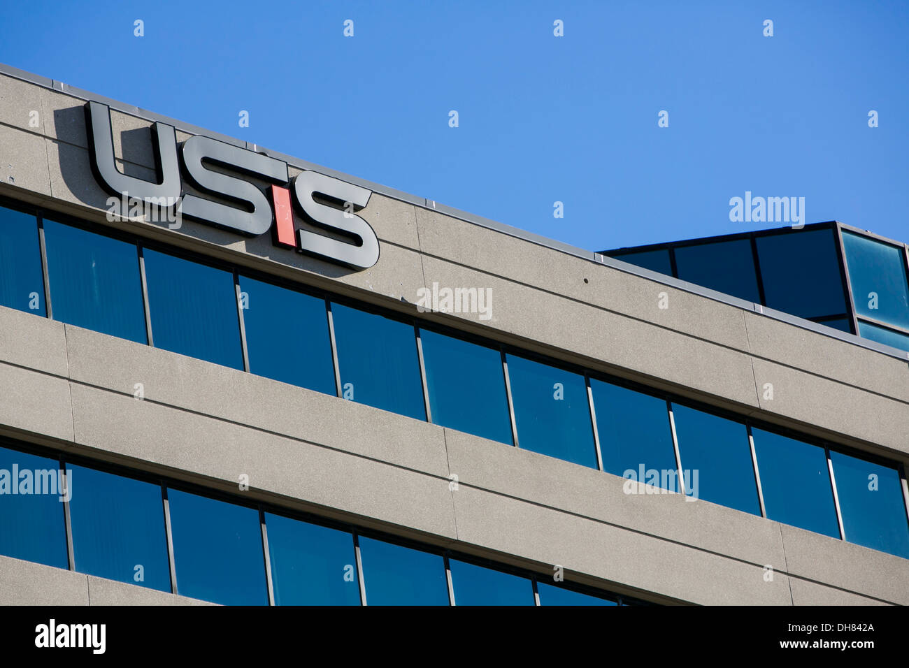 The headquarters of USIS, a private firm that provides security