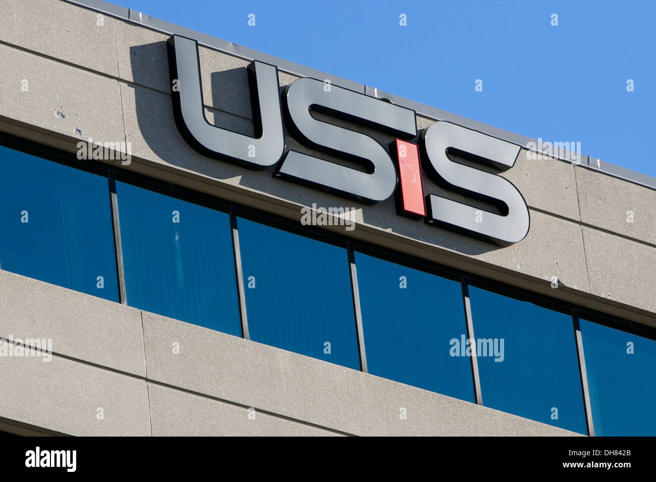 The headquarters of USIS, a private firm that provides security