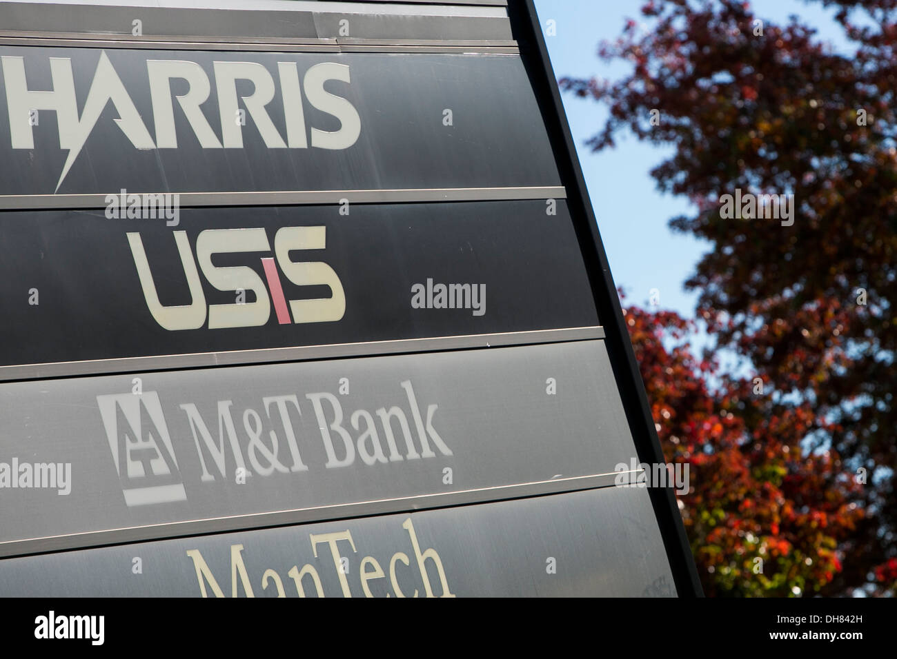 The headquarters of USIS, a private firm that provides security