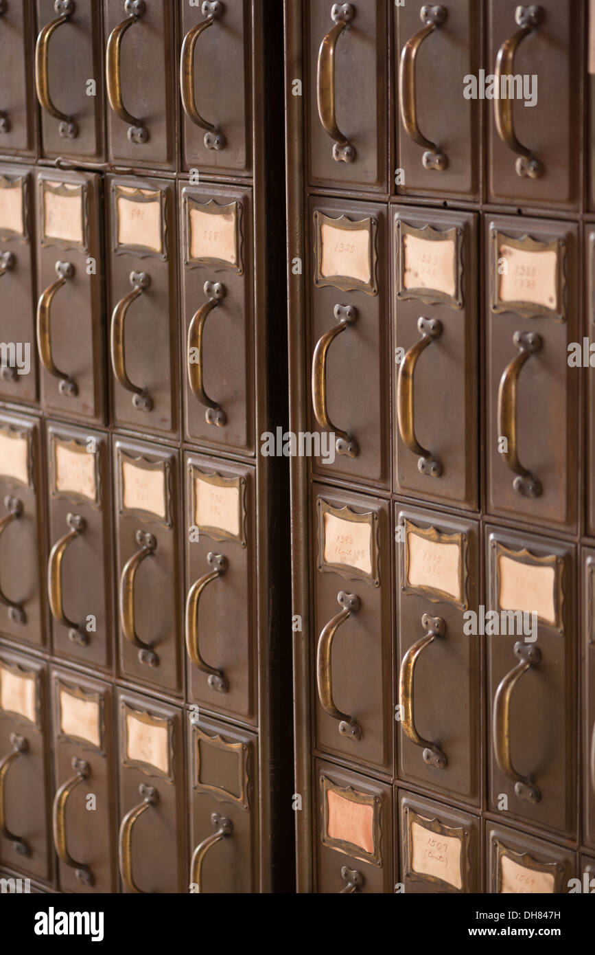 Old Wood File Cabinet Stock Photos Old Wood File Cabinet Stock