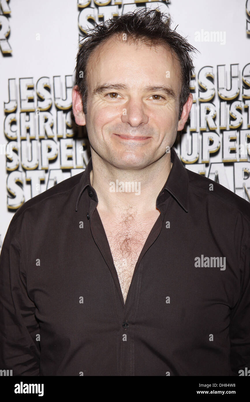 Matthew Warchus Broadway opening night of 'Jesus Christ Superstar' at Neil Simon Theatre - Arrivals New York City USA - Stock Photo