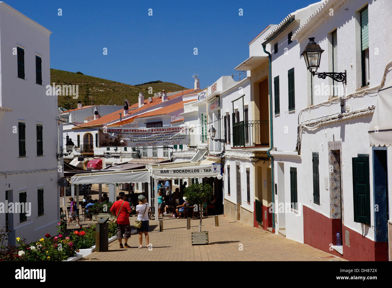 fornells, es mercadal, menorca, spain Stock Photo, Royalty Free Image ...