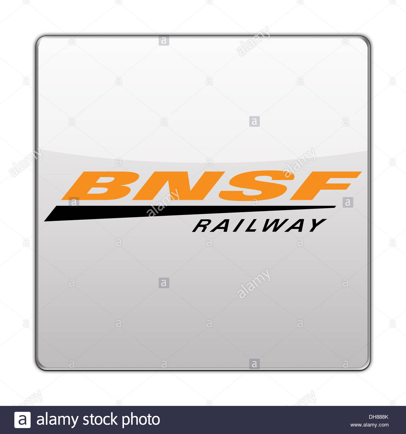 Bnsf railway icon logo flag sign stock photo royalty free image