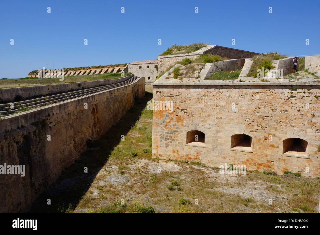 fortalesa de la mola, port de mao, menorca, spain Stock Photo