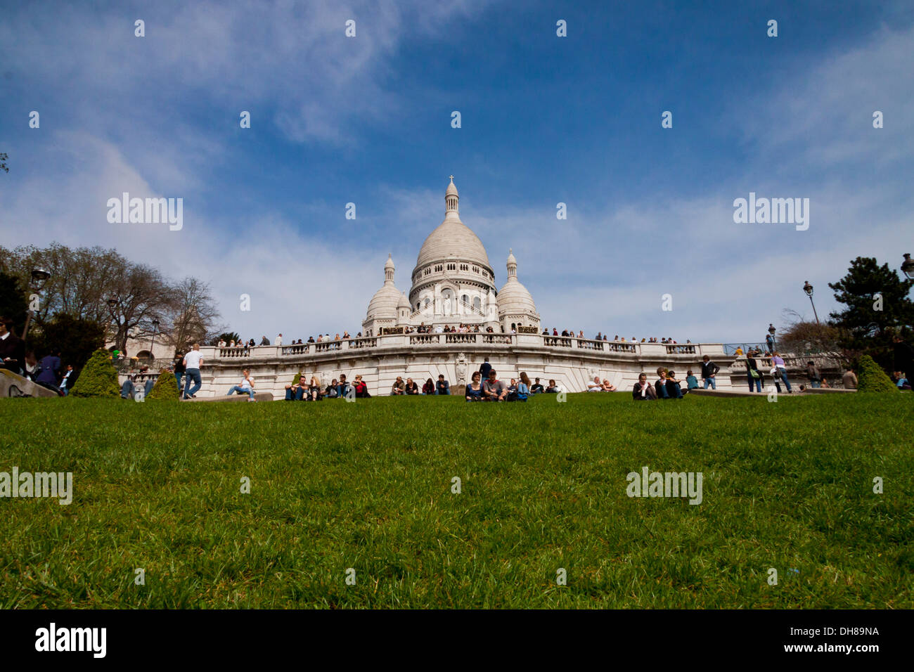 The Sacré-Cœur Basilica in Paris, France Stock Photo