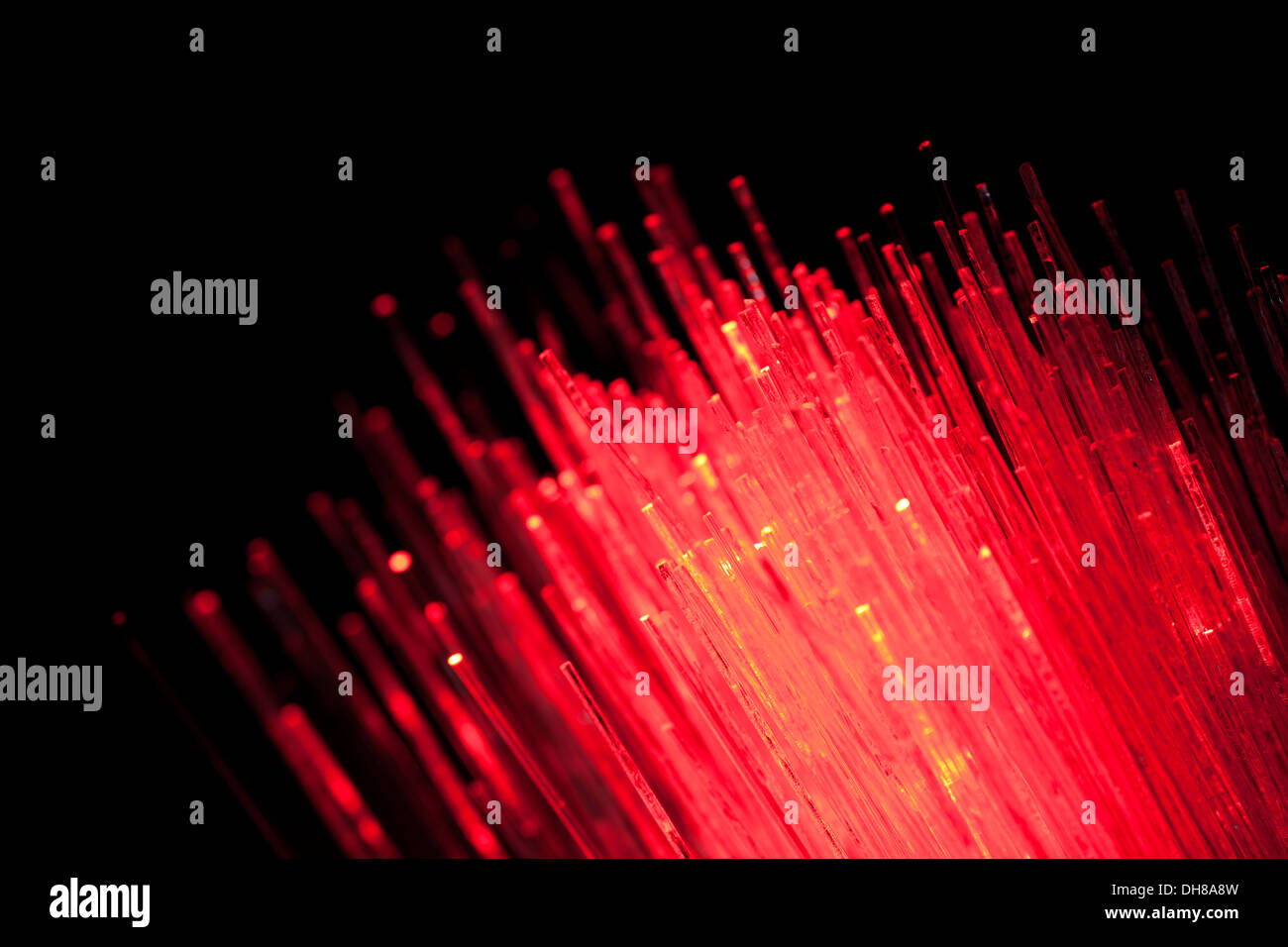 Colorful fiber optic light Stock Photo Alamy