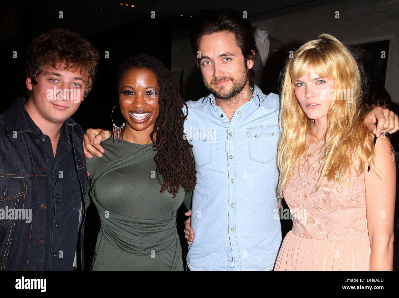 Actor Justin Chatwin poses at INCOGNITO Annual Art Exhibition And