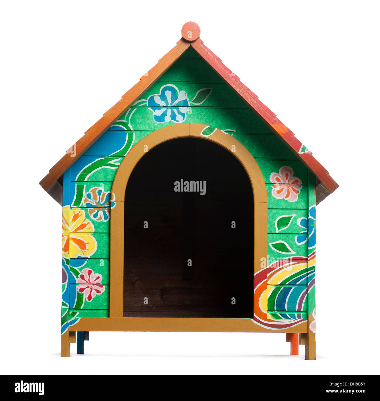 Dog kennel, isolated on white Stock Photo Alamy