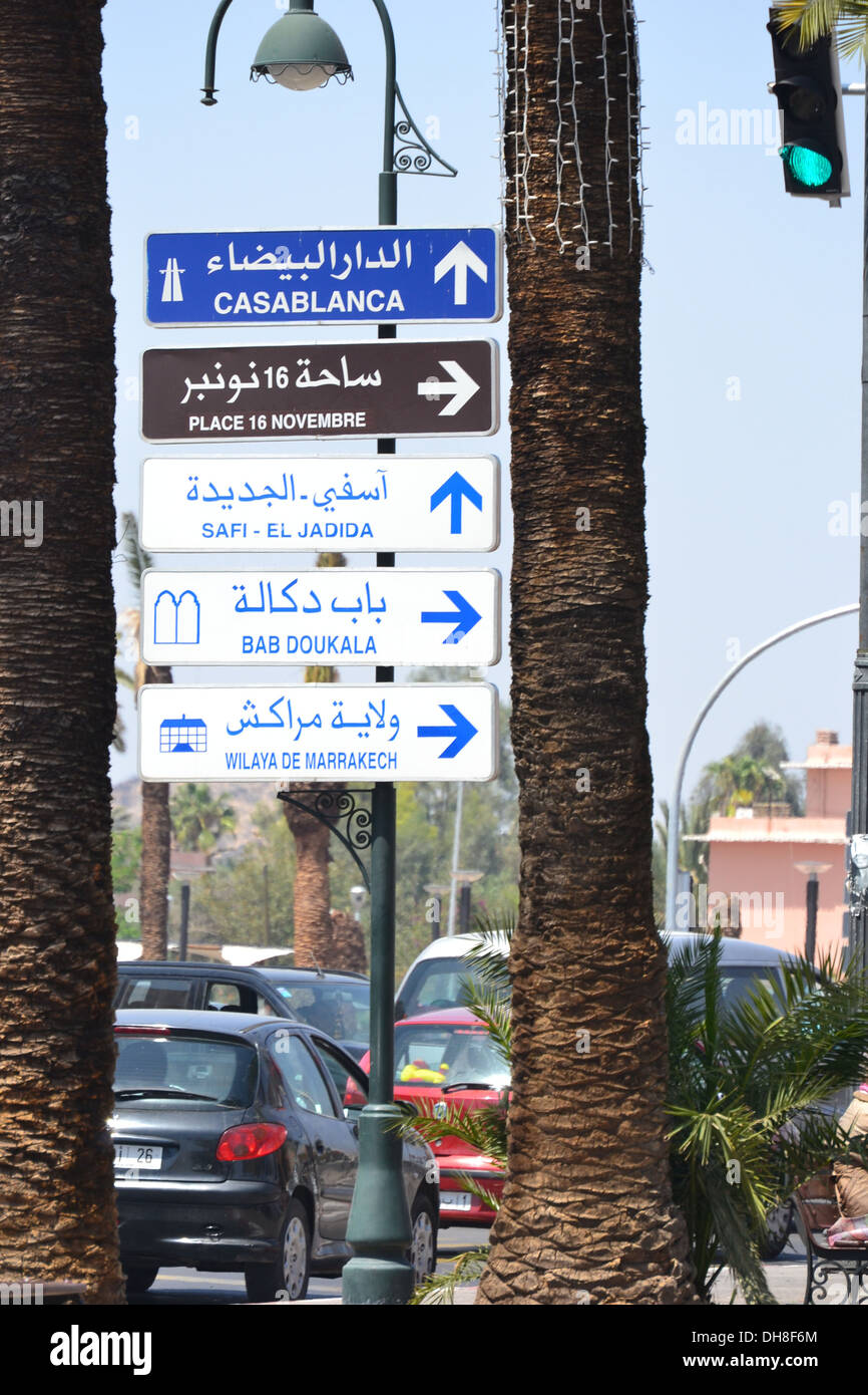 Directions marrakech hires stock photography and images Alamy