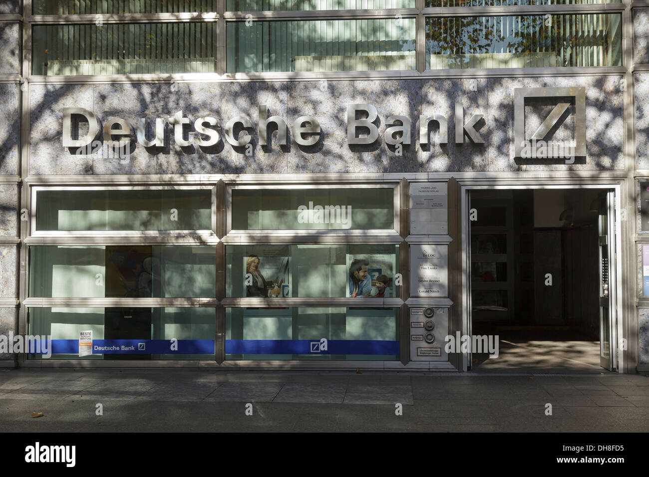 Deutsche Bank, Kufürstendamm, Berlin, Germany Stock Photo