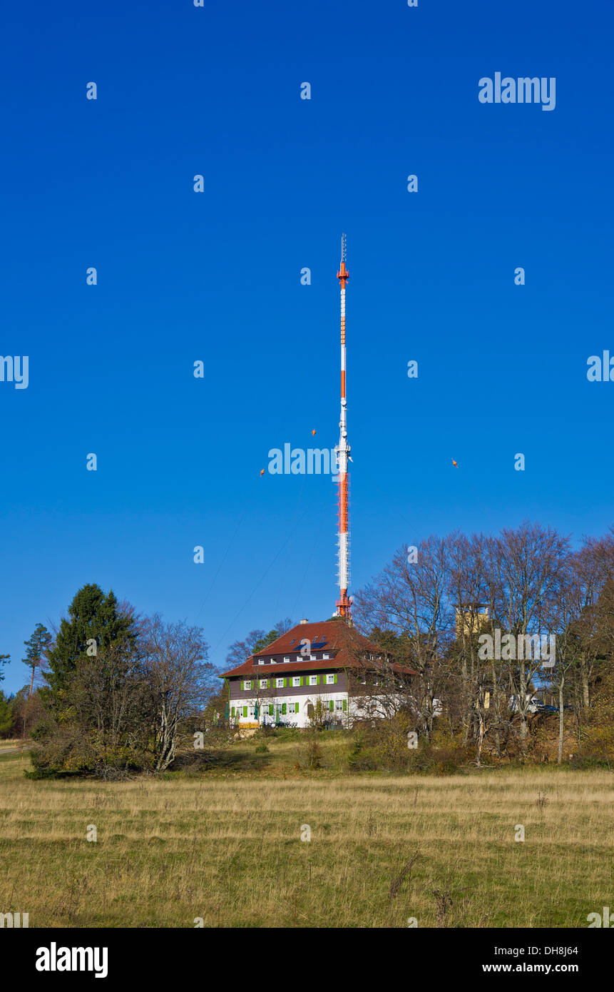 The Nagelehaus House Antenna Tower And Look Out On Raichberg Stock Photo Alamy