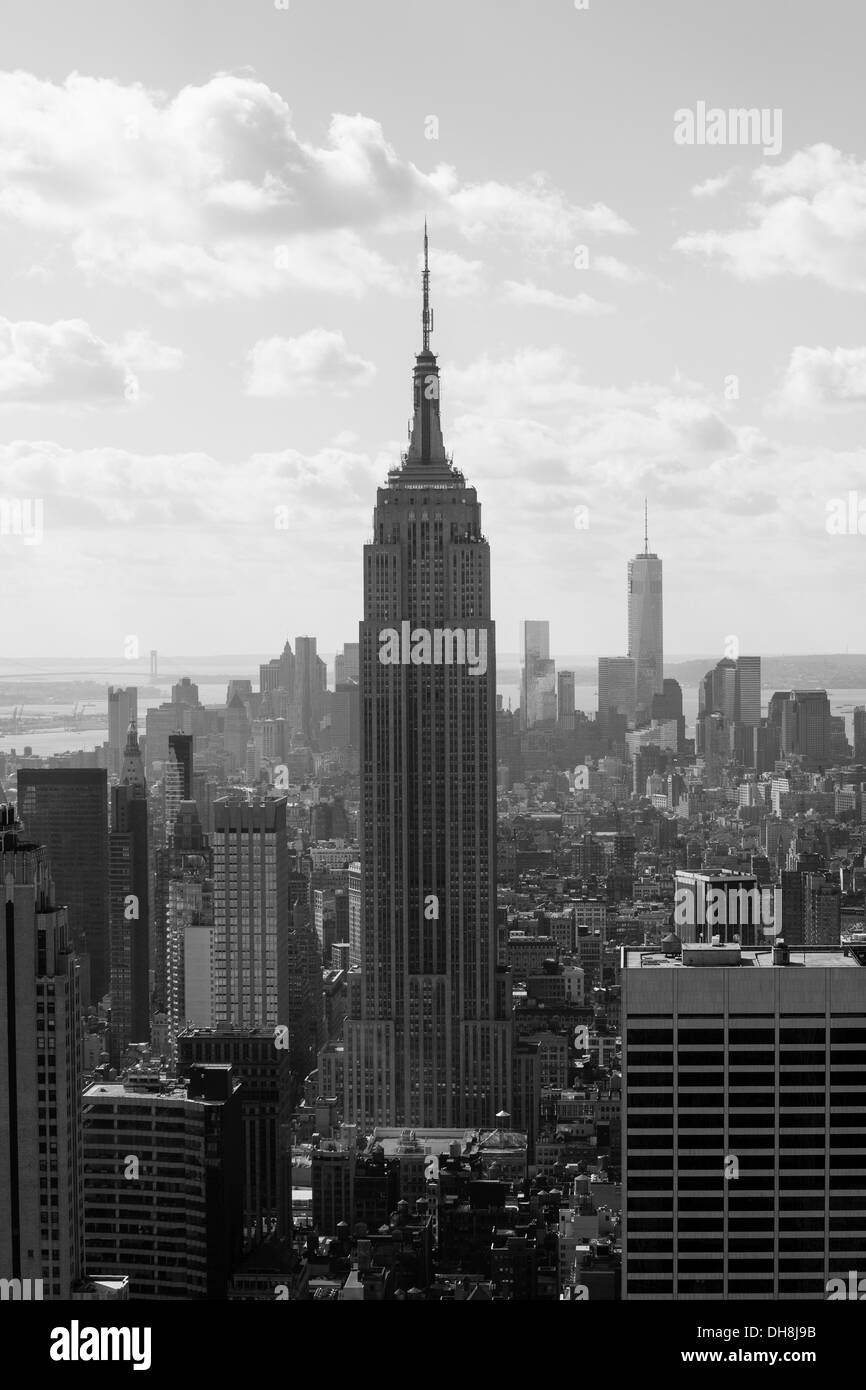 Rockefeller center Black and White Stock Photos & Images - Alamy