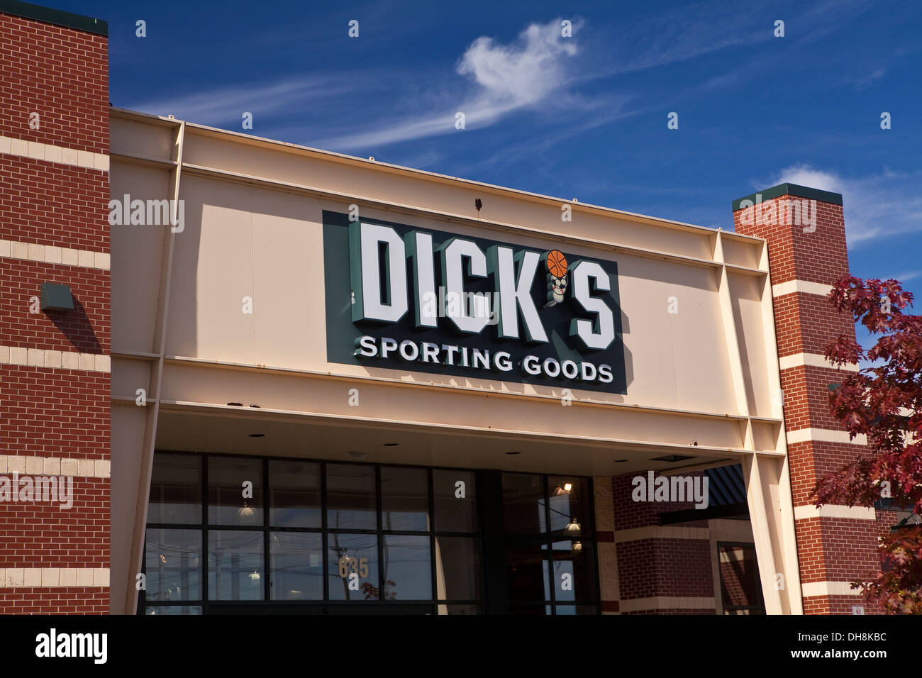 A Dick's Sporting Goods store is pictured in Pittsfield, Massachusetts Stock Photo