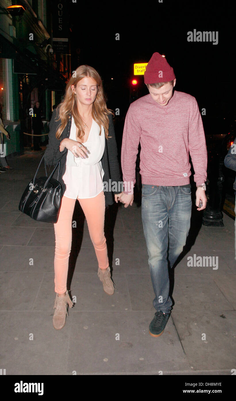Professor Green and Millie Mackintosh leaving Public in