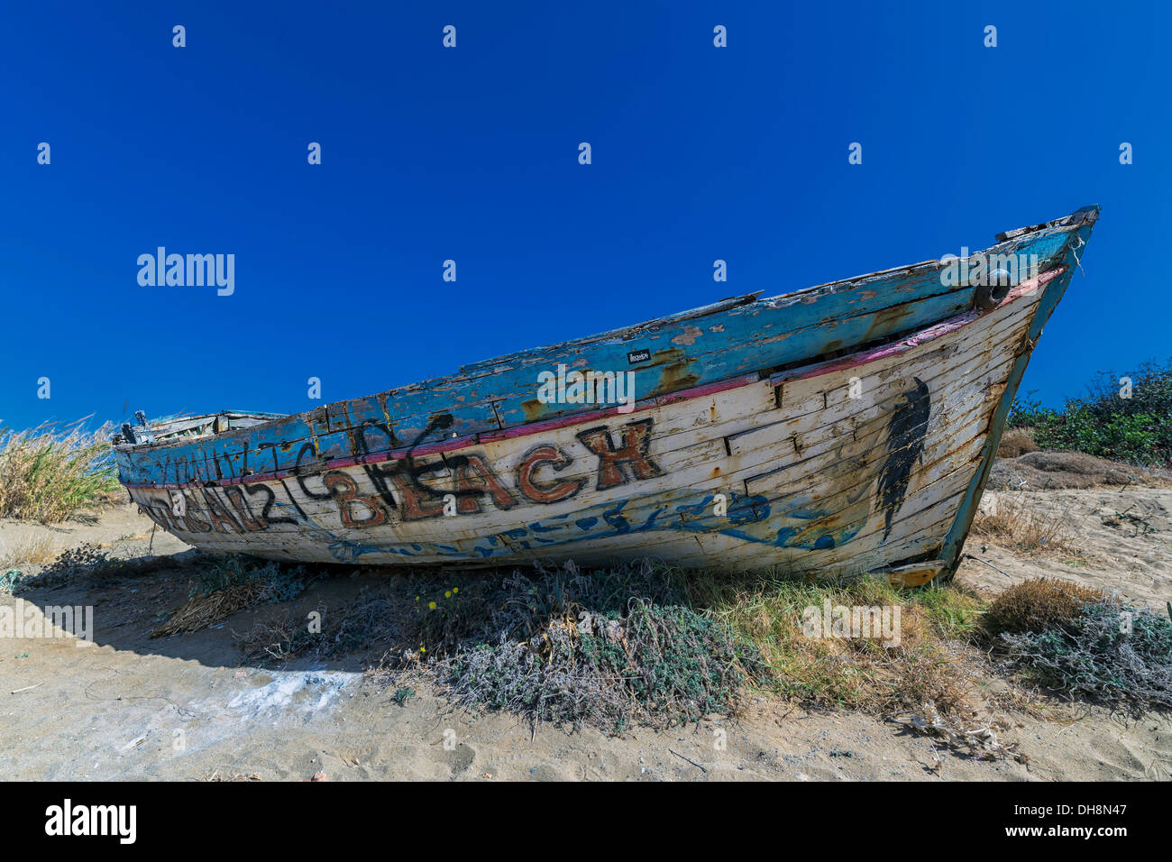 Discarded Raft Discarded boat hi-res stock photography and images - Alamy