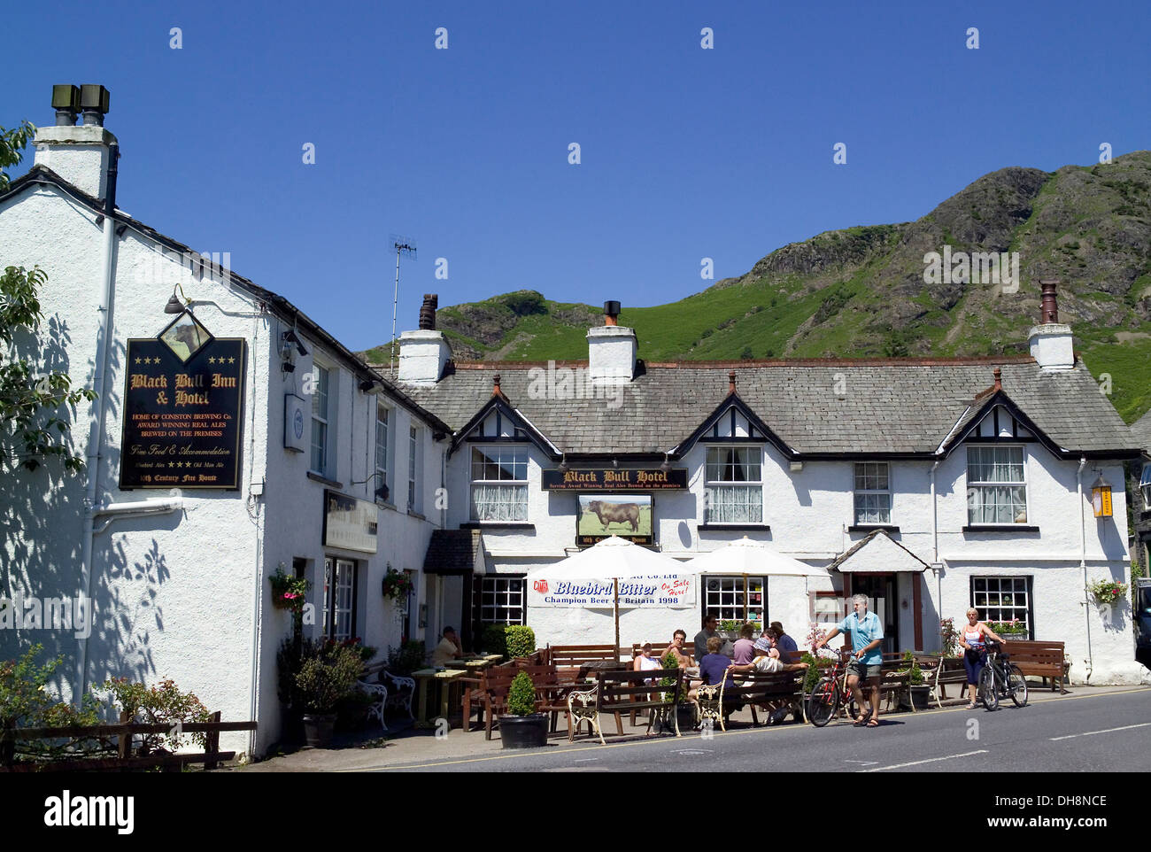 5003. Black Bull Inn, Coniston, Lake District, Cumbria, UK Stock Photo