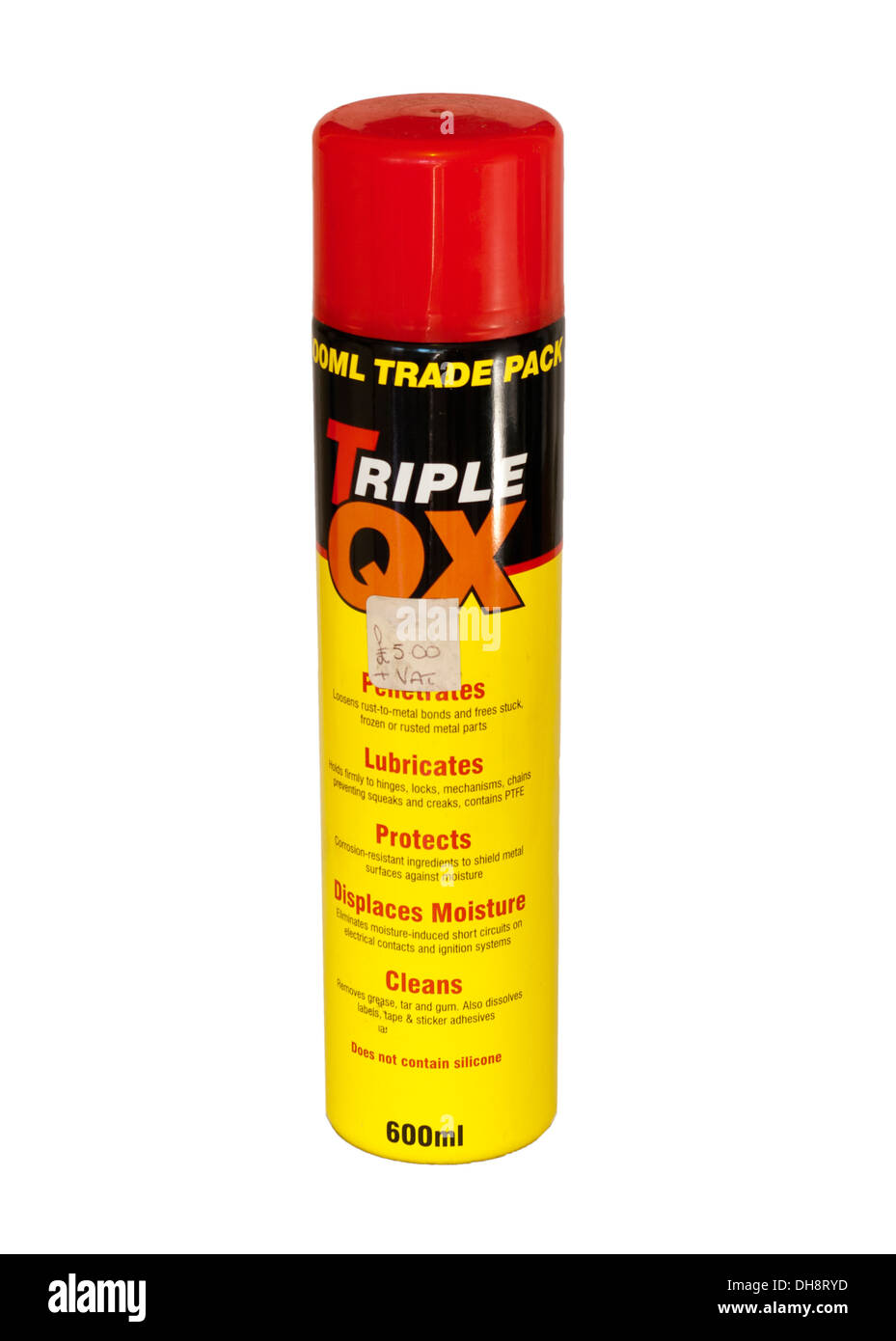 Tin Can Of Triple QX water repellent lubricator Stock Photo