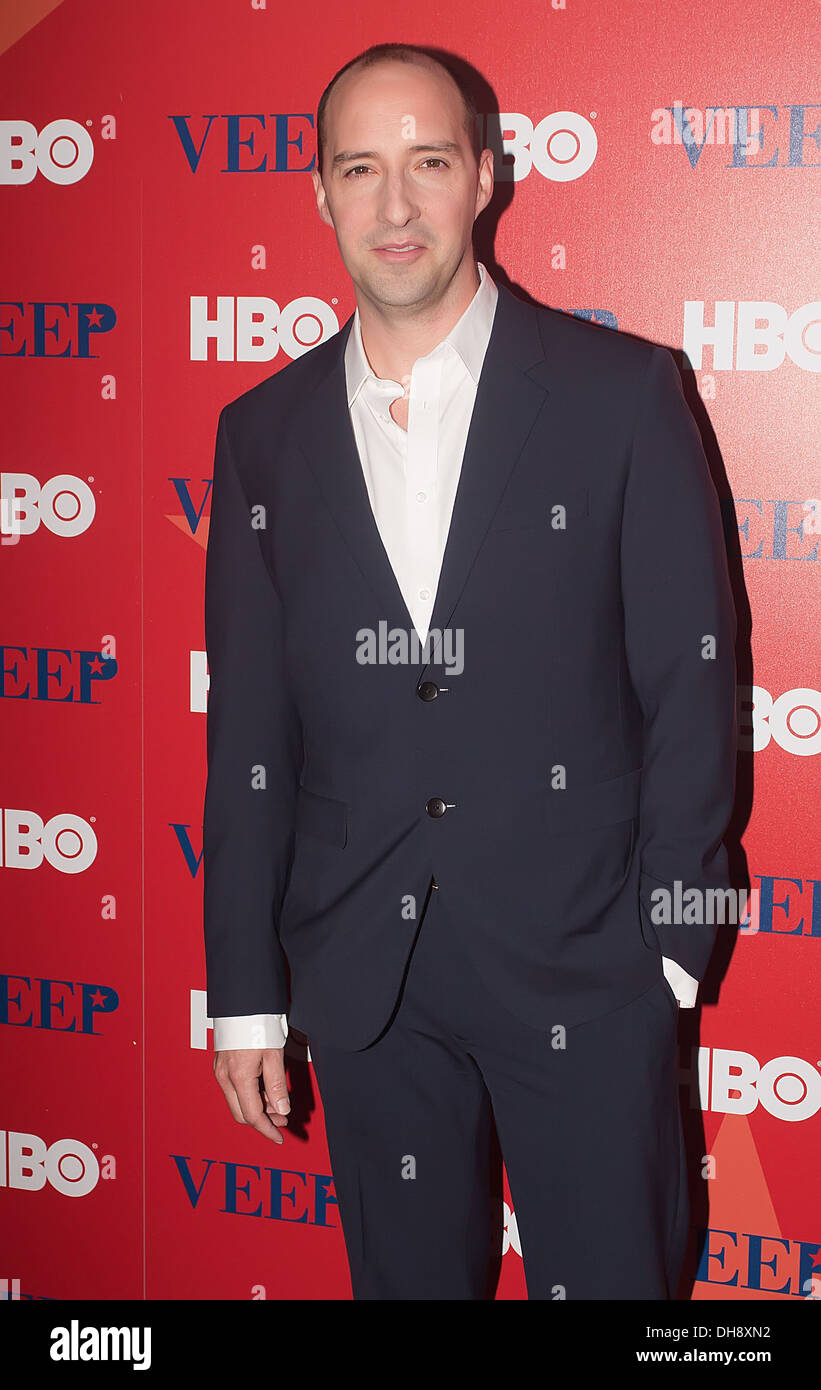 Tony Hale attending a screening of New HBO series 'Veep' at Time Warner Screening Room New York City USA - 10.04.12 Stock Photo