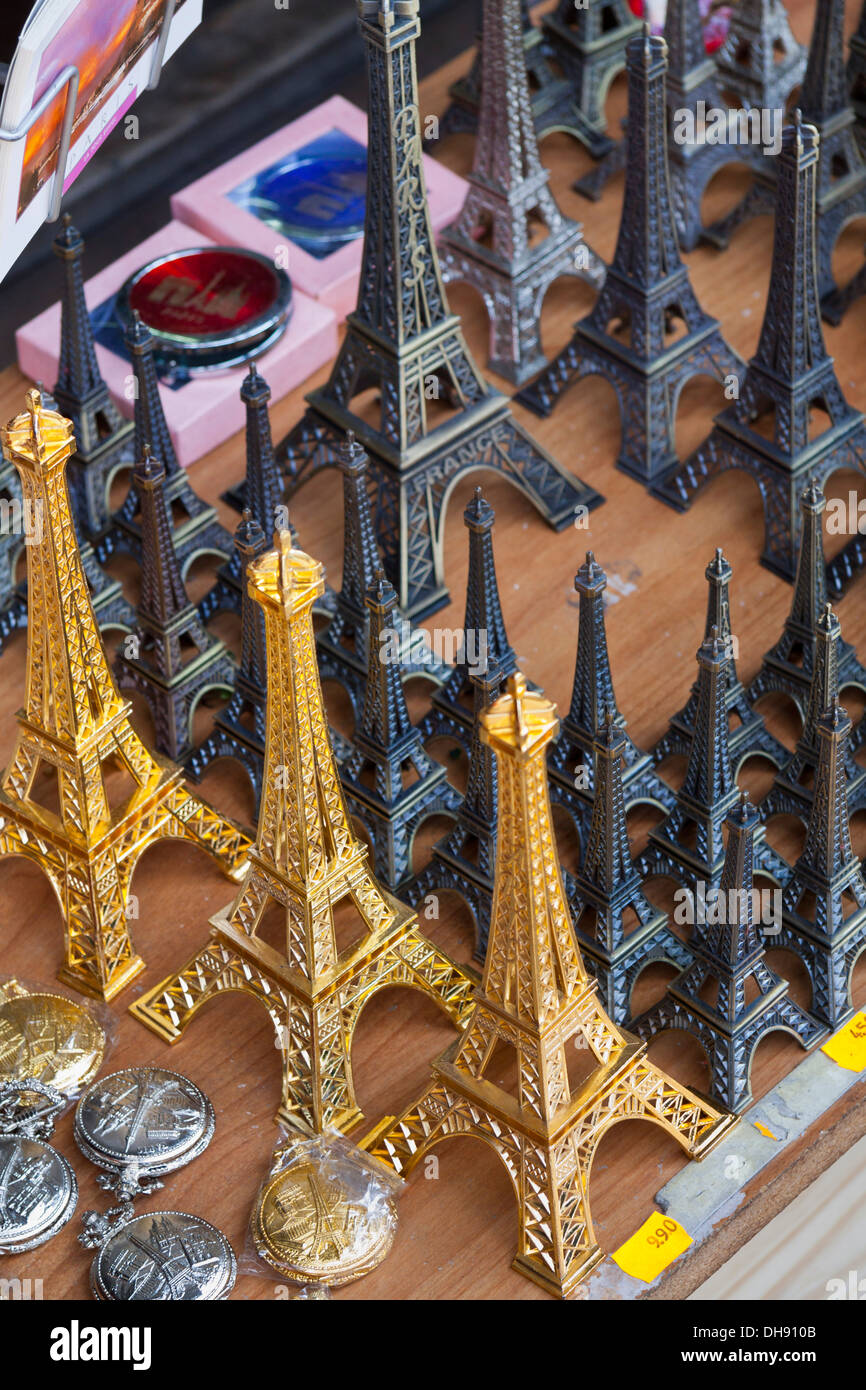 Sale of Souvenir in Paris, France Stock Photo Alamy