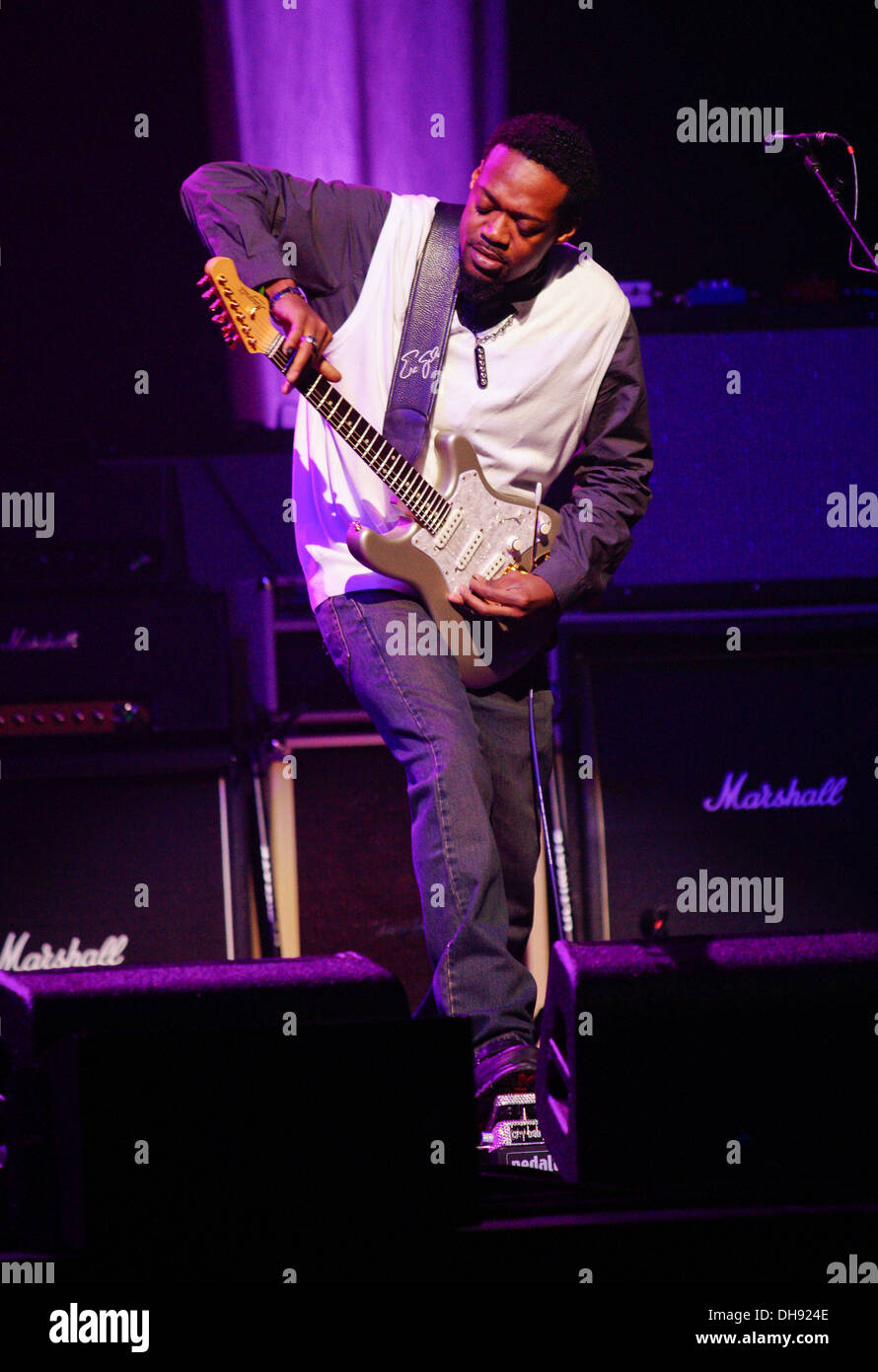 Eric Gales 2012 Experience Hendrix concert tour at ACL Live Austin Texas - 24.03.12 Stock Photo