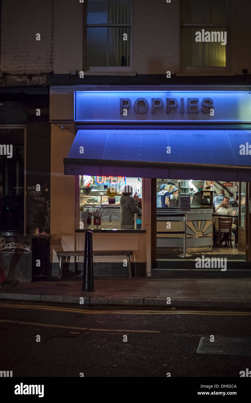 Fish and Chip Shop in East End Stock Photo Alamy