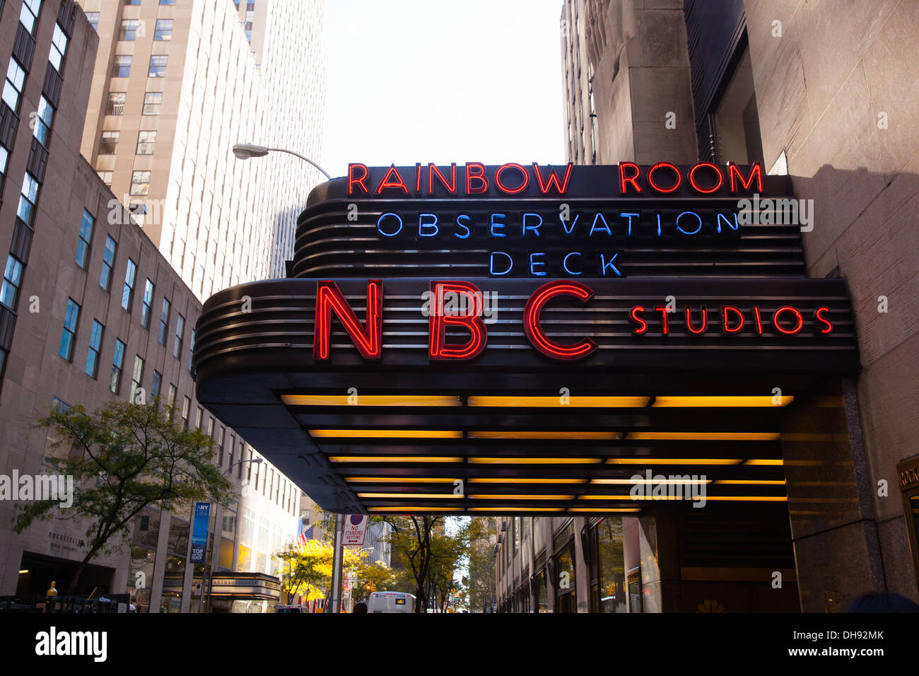 NBC Studios at the Rockefeller Center, New York City, United States of America Stock Photo Alamy