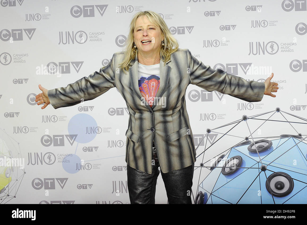 June Bunnett 2012 JUNO Awards arrival at The Scotiabank Place. Ottawa, Canada - 01.04.12 Stock Photo