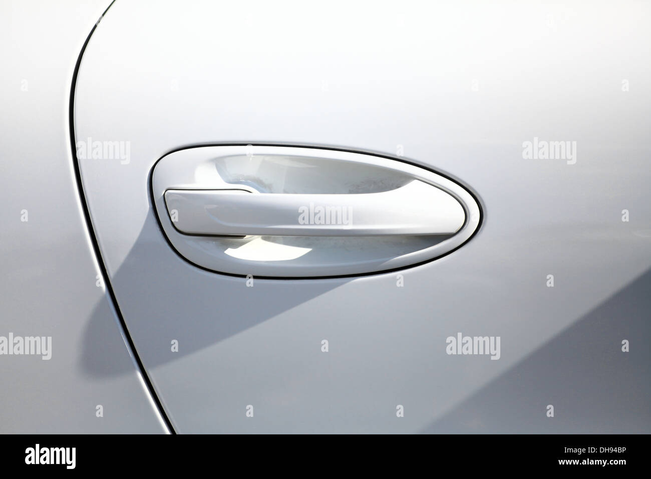 Color detail of a car door handle Stock Photo Alamy