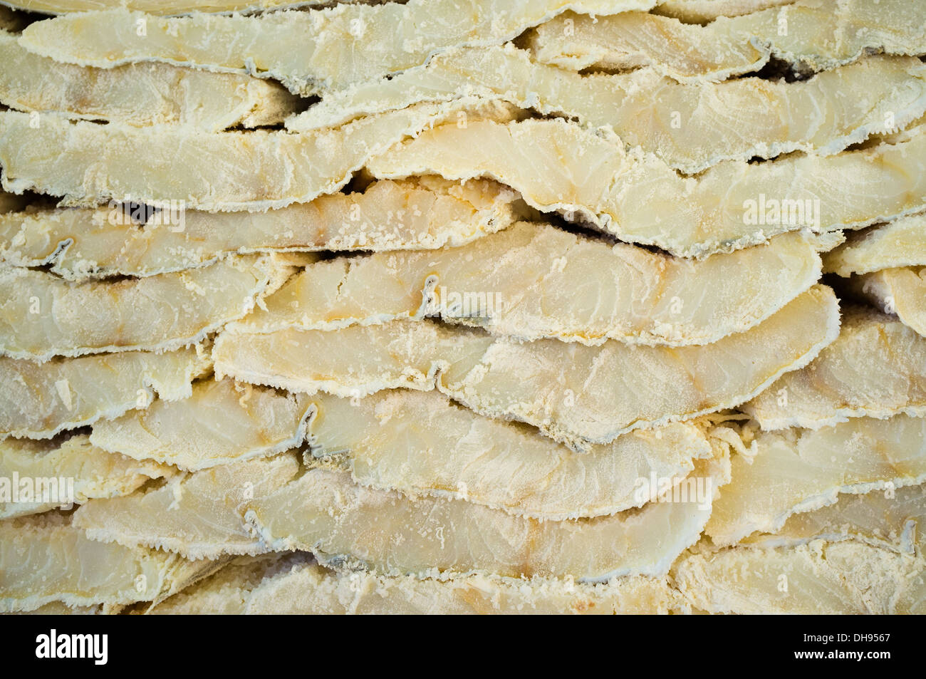 Salt Cod Stack Dried salted cod full hi-res stock photography and images - Alamy