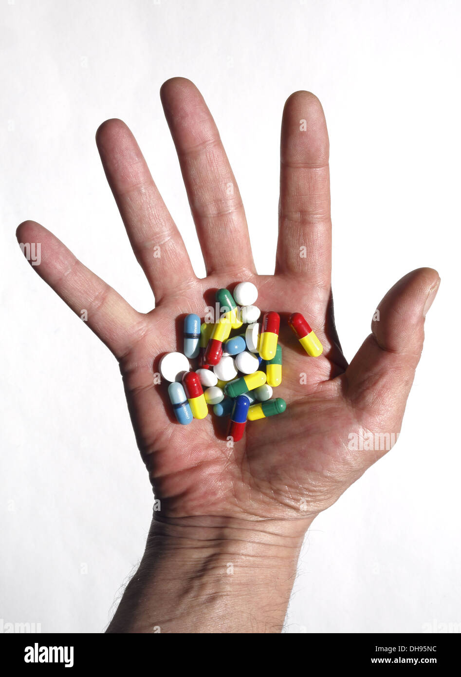 Medication pills hand hires stock photography and images Alamy