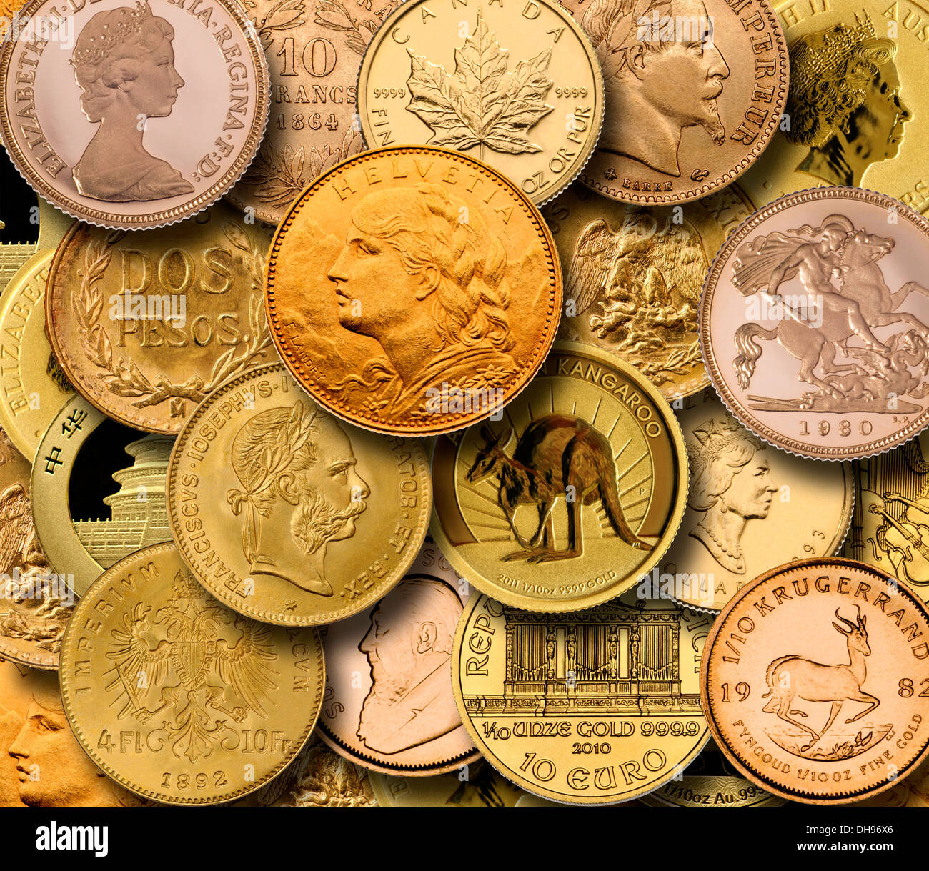 Gold coins hi-res stock photography and images - Alamy