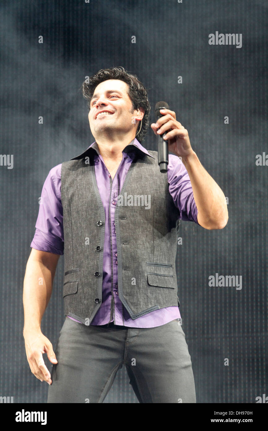 Chayanne performs live in Palma de Majorca, Spain Stock Photo