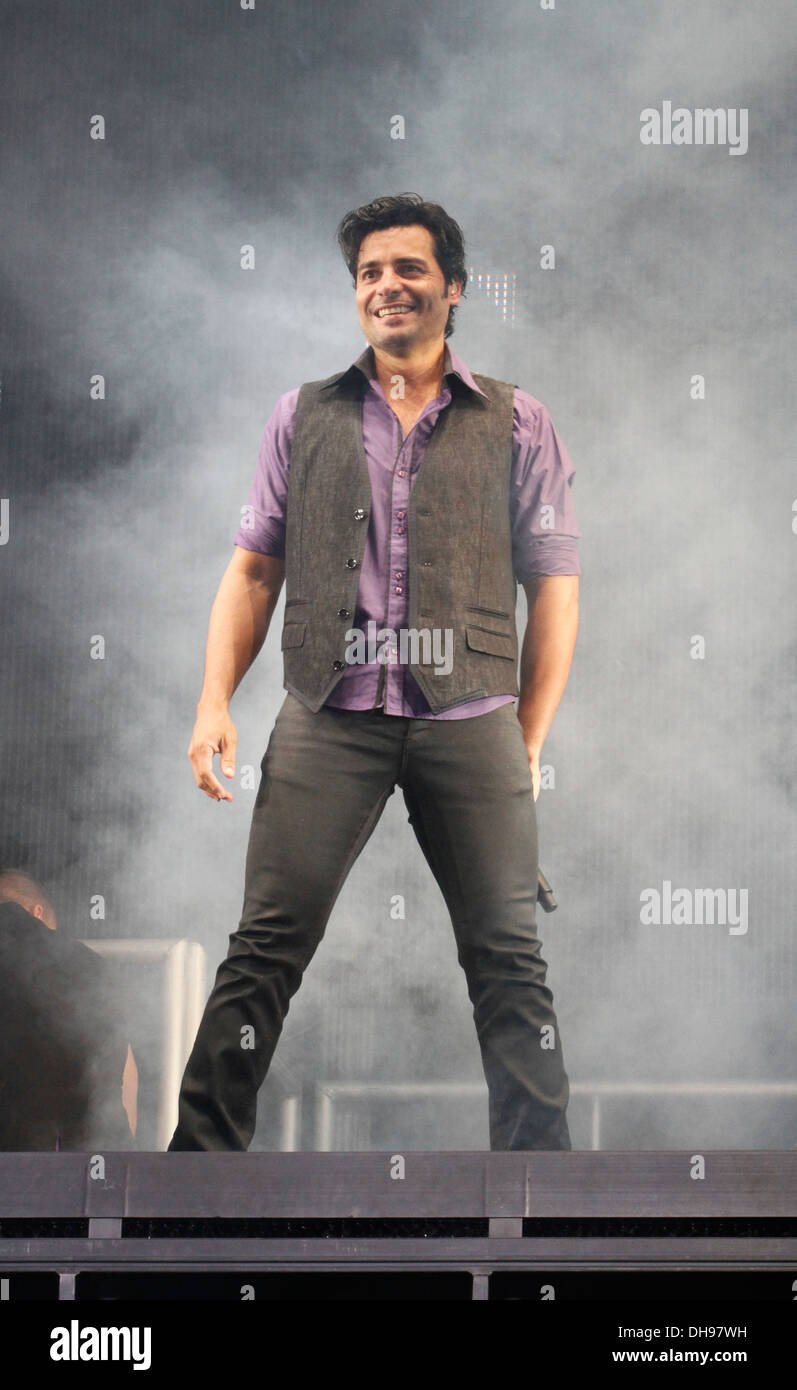 Chayanne performs live in Palma de Majorca, Spain Stock Photo
