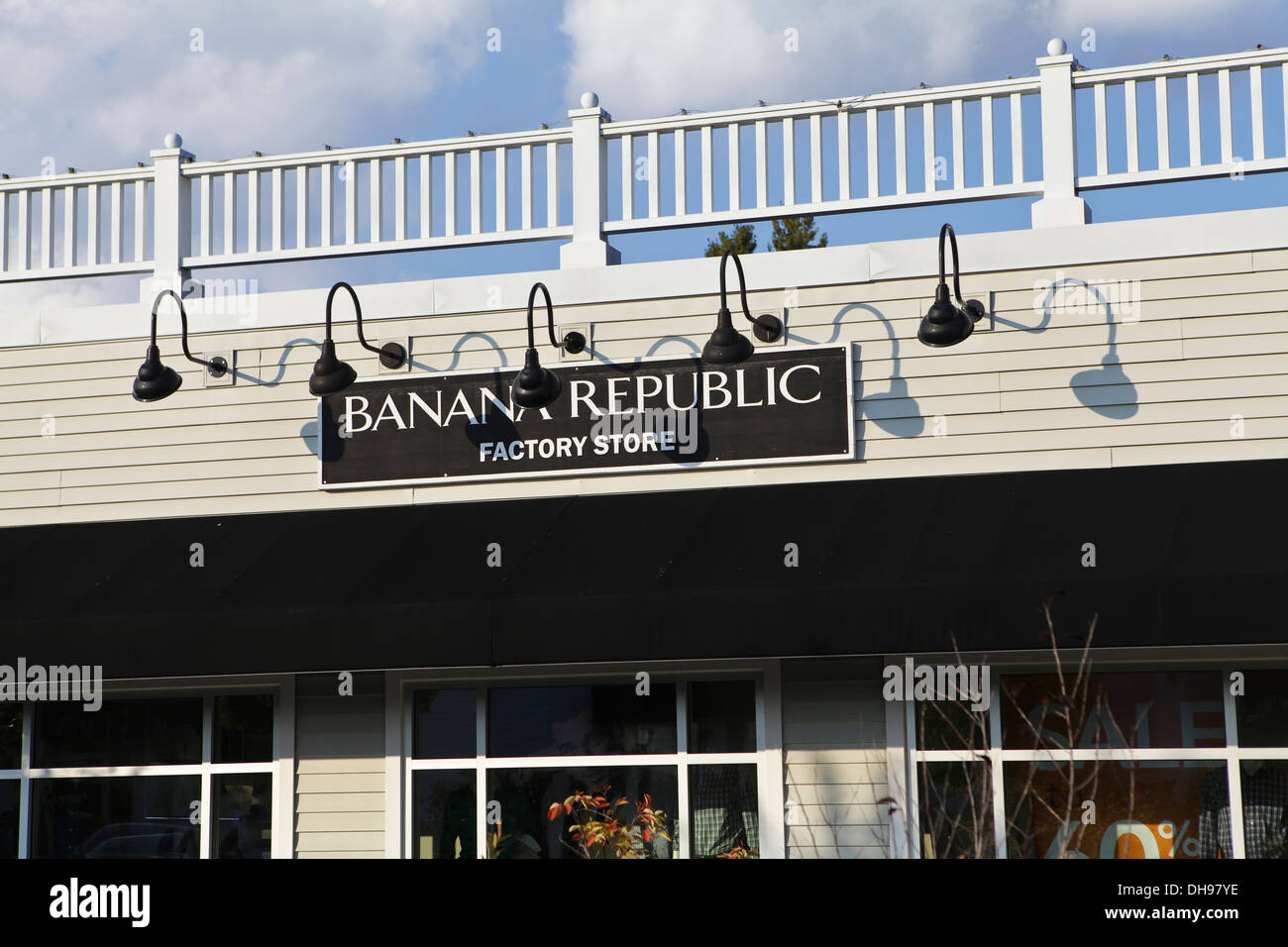 A Banana Republic store is pictured at Lee Premium Outlets in Lee (MA