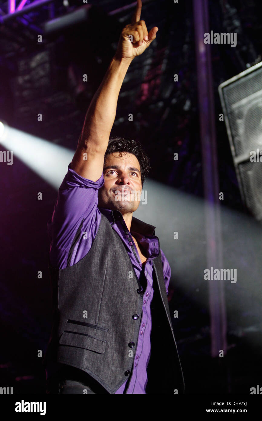 Chayanne performs live in Palma de Majorca, Spain Stock Photo