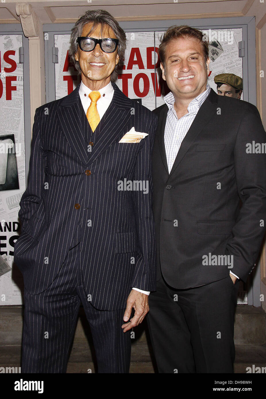 Tommy Tune and Jeff Calhoun Broadway opening night of Disney Theatrical
